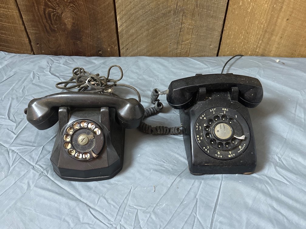 Old telephones 