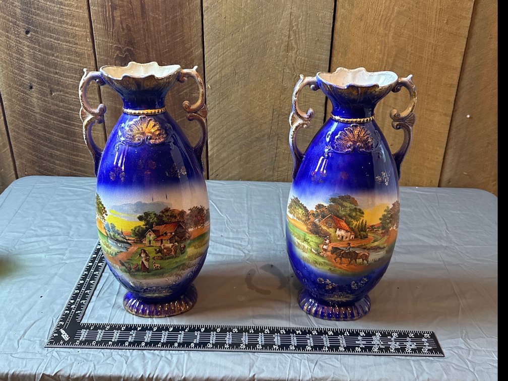 Empire Porcelain Company (EPC) Vases Damaged 