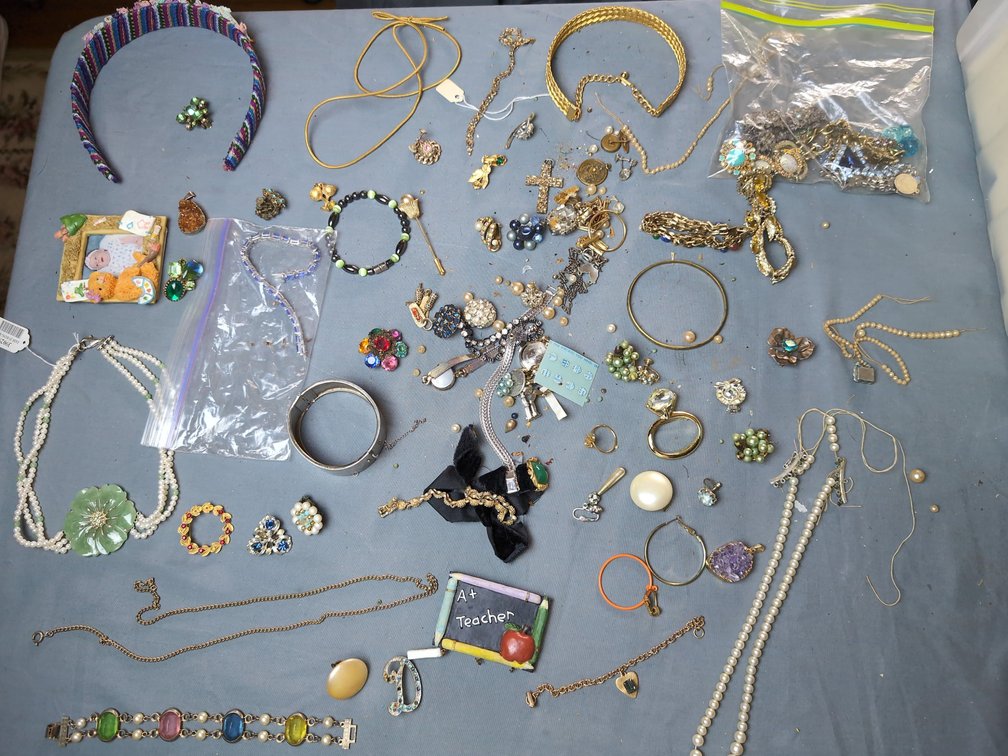 Variety of different jewelry 