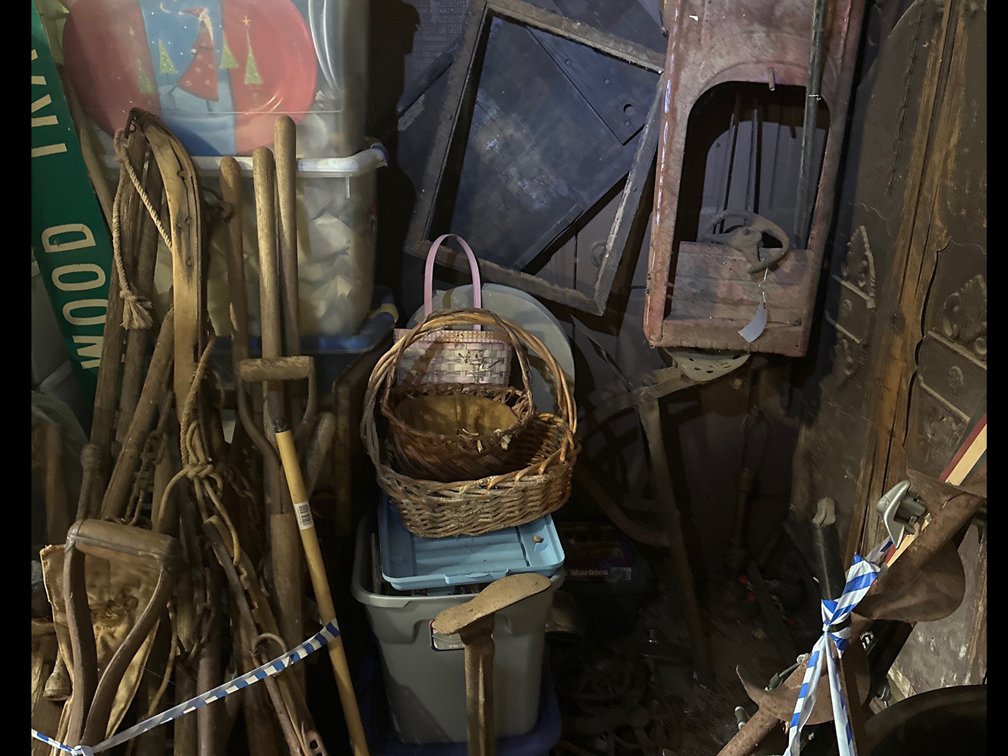 Baskets and wall decor 