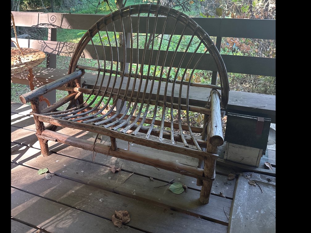 Wooden outdoor chair 