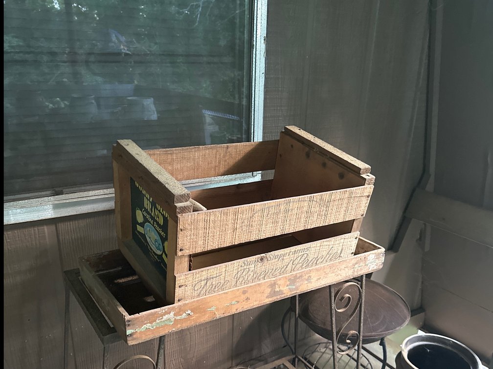 Wooden boxes 