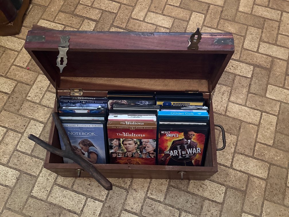 Dvds in trunk