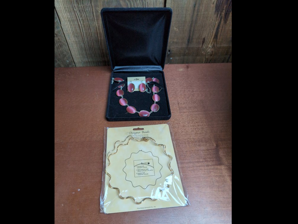 Necklace/Earring set and designer beads necklace 