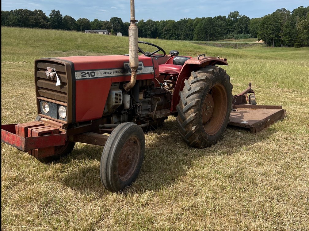 Massey Ferguson 210 Tractor with 5ft Bush Hog Brand