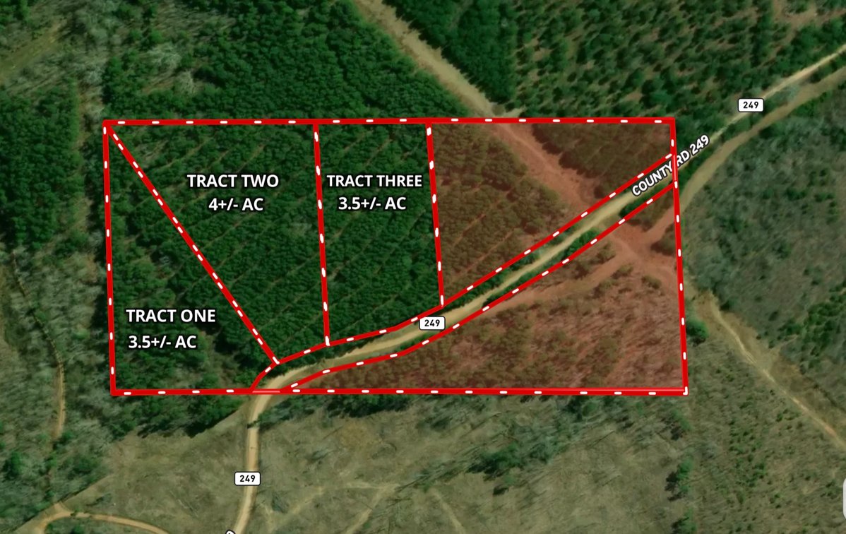 Combination 1, 2, and 3: 11 acres +/-