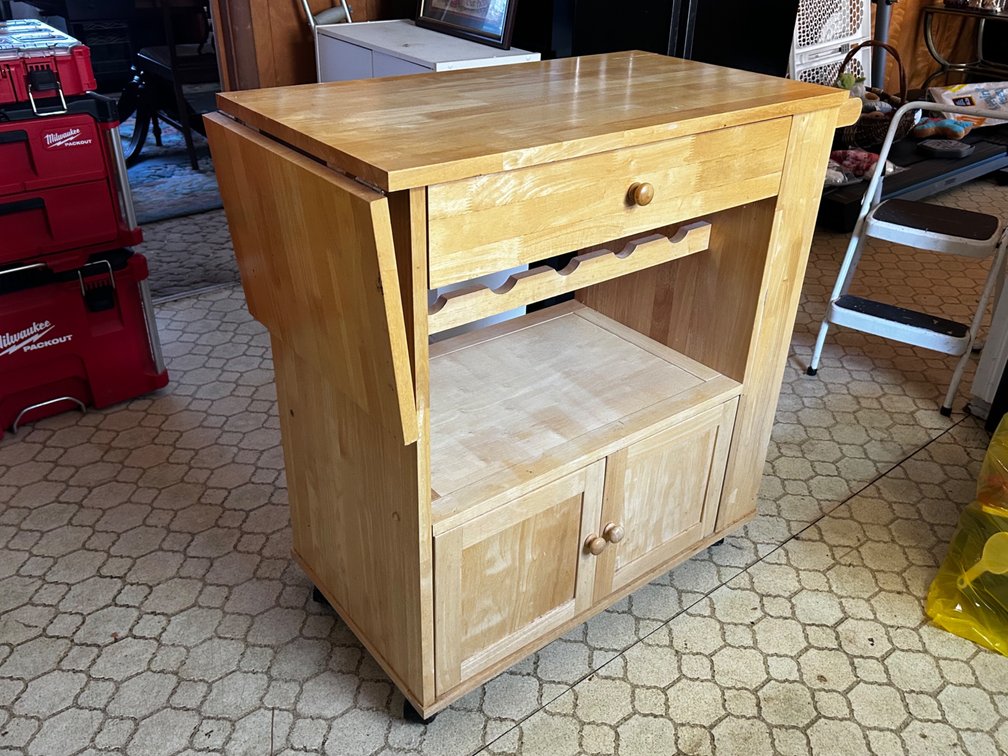 Wooden Kitchen Cart