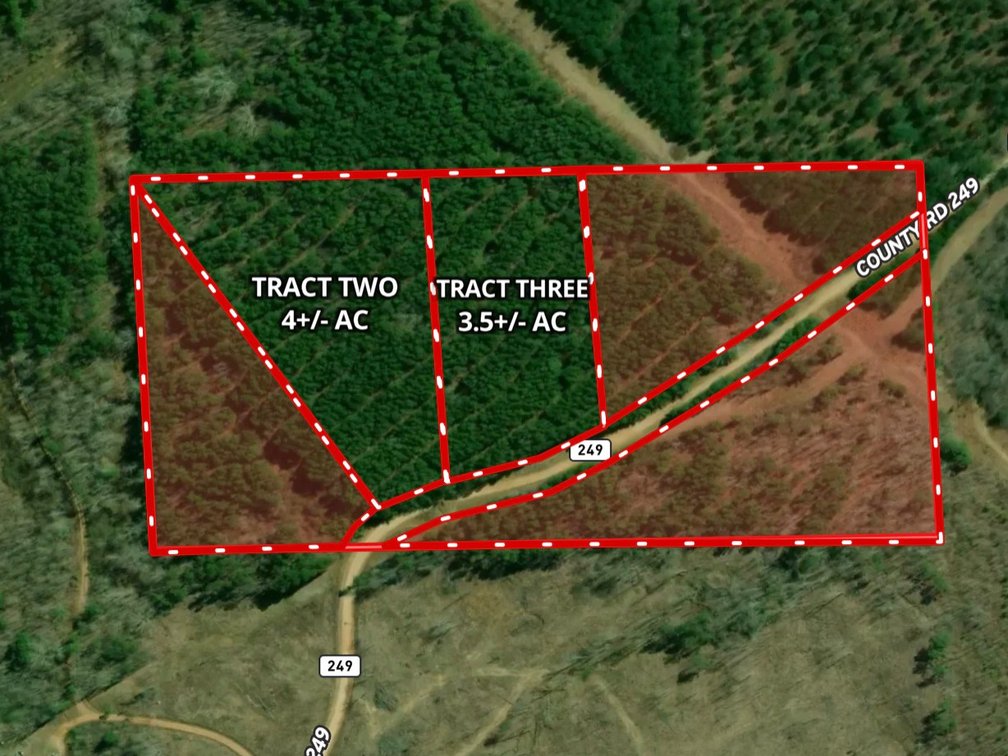 Combination 2 and 3: 7.5 acres +/-