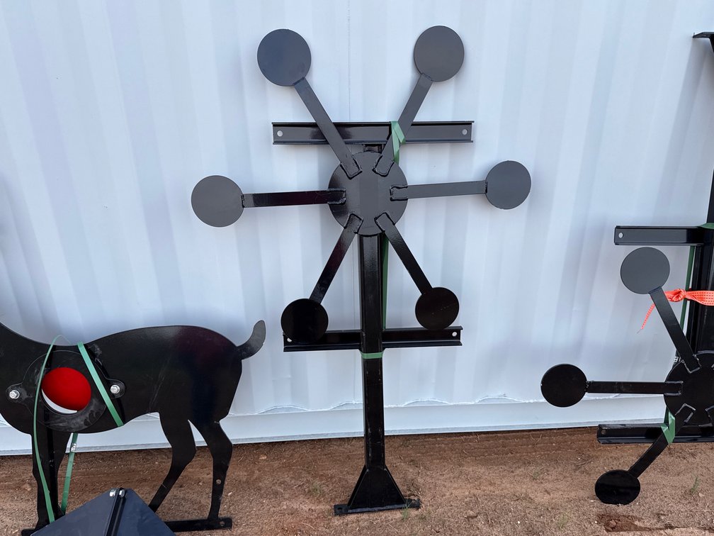 Windmill Shaped Shooting Target