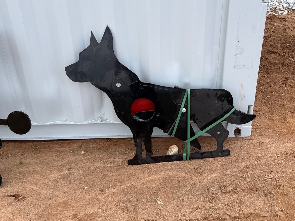 Coyote Shaped Shooting Target
