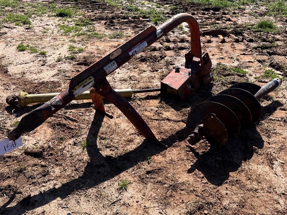 Rhino Auger 12in bit 3pt hitch