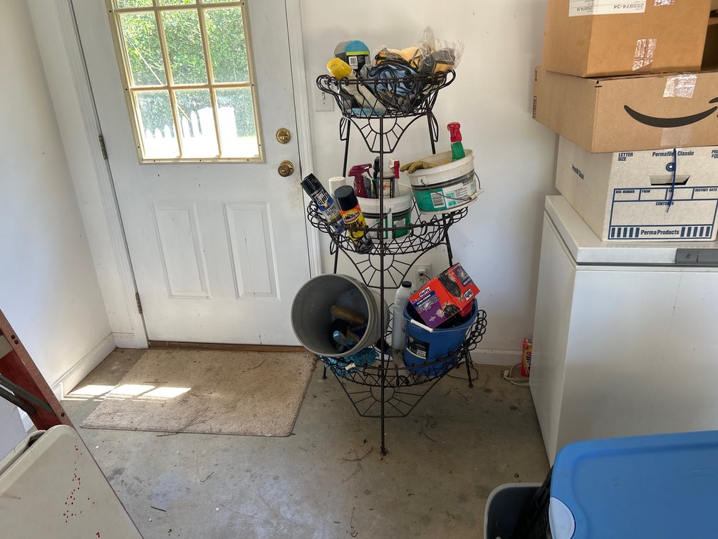 3-tiered Rack with contents