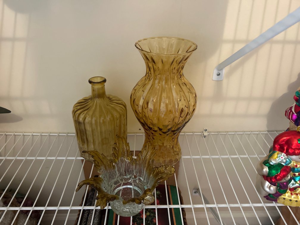Yellow Glass Pieces