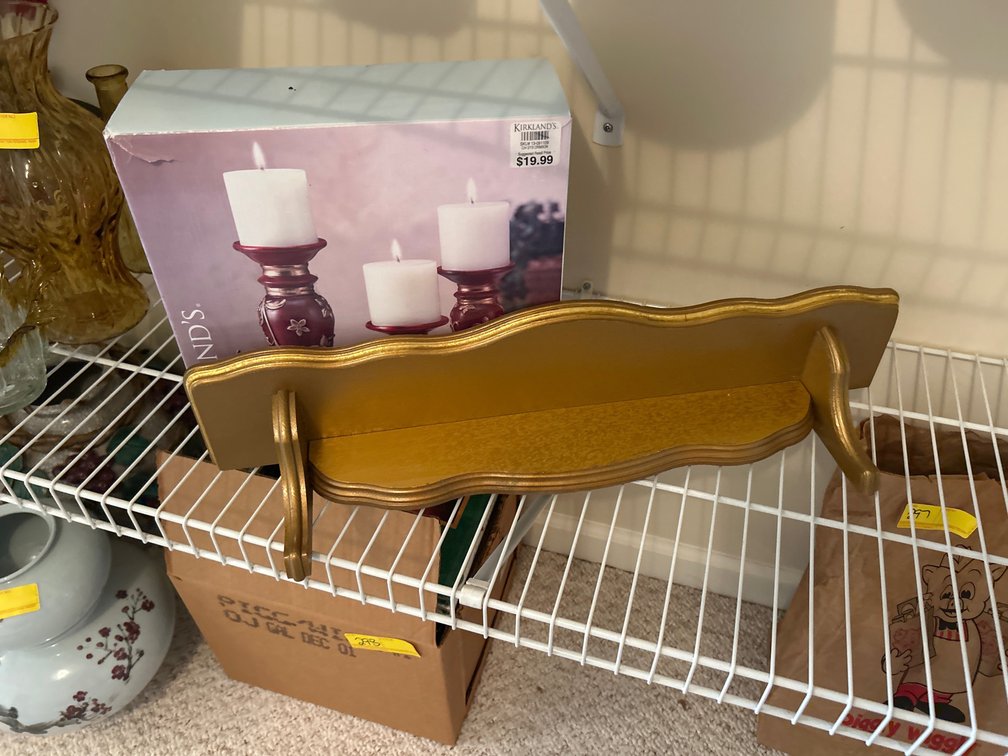 Shelf & Candle Holders