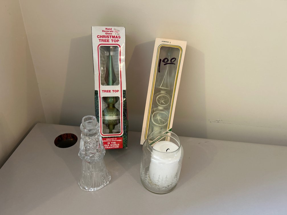 Christmas Tree Top, Candle Holders