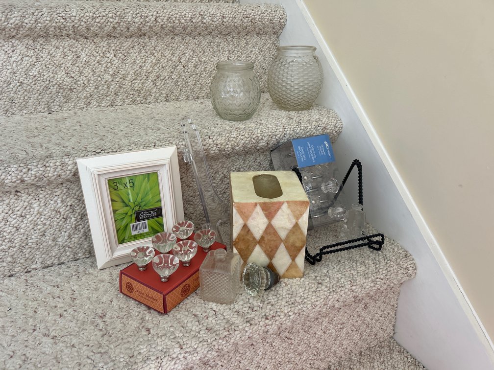 Picture Frames, Kleenex holder & more