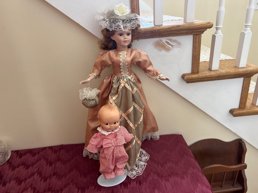 Vintage Cameo Kewpie Doll; Decorative Doll