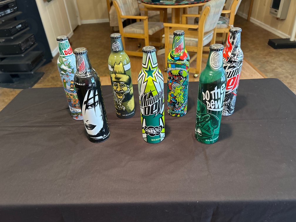 Mountain Dew Aluminum Bottles
