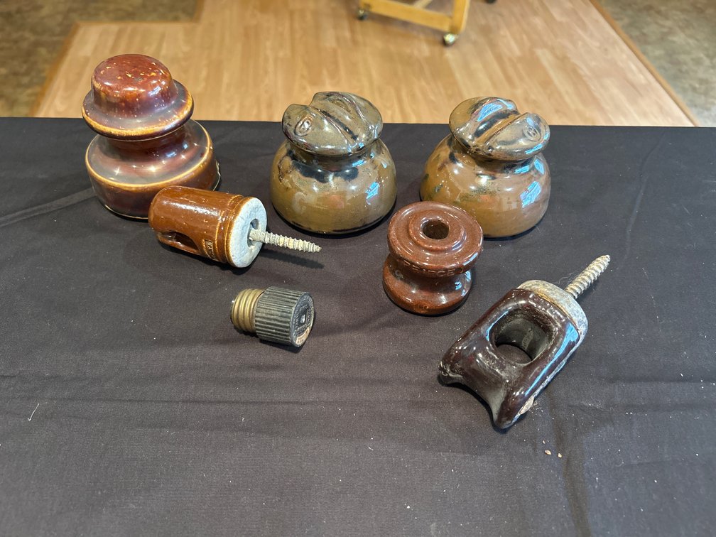 Vintage Ceramic Electrical Insulators