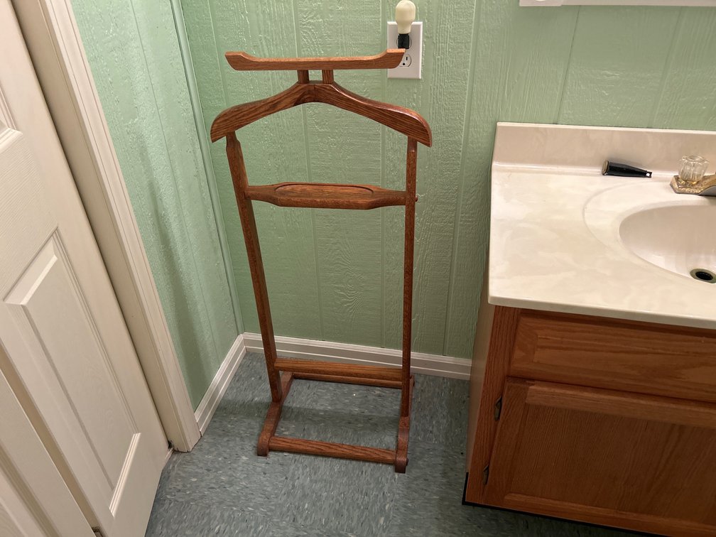 Vintage Wooden Valet Stand
