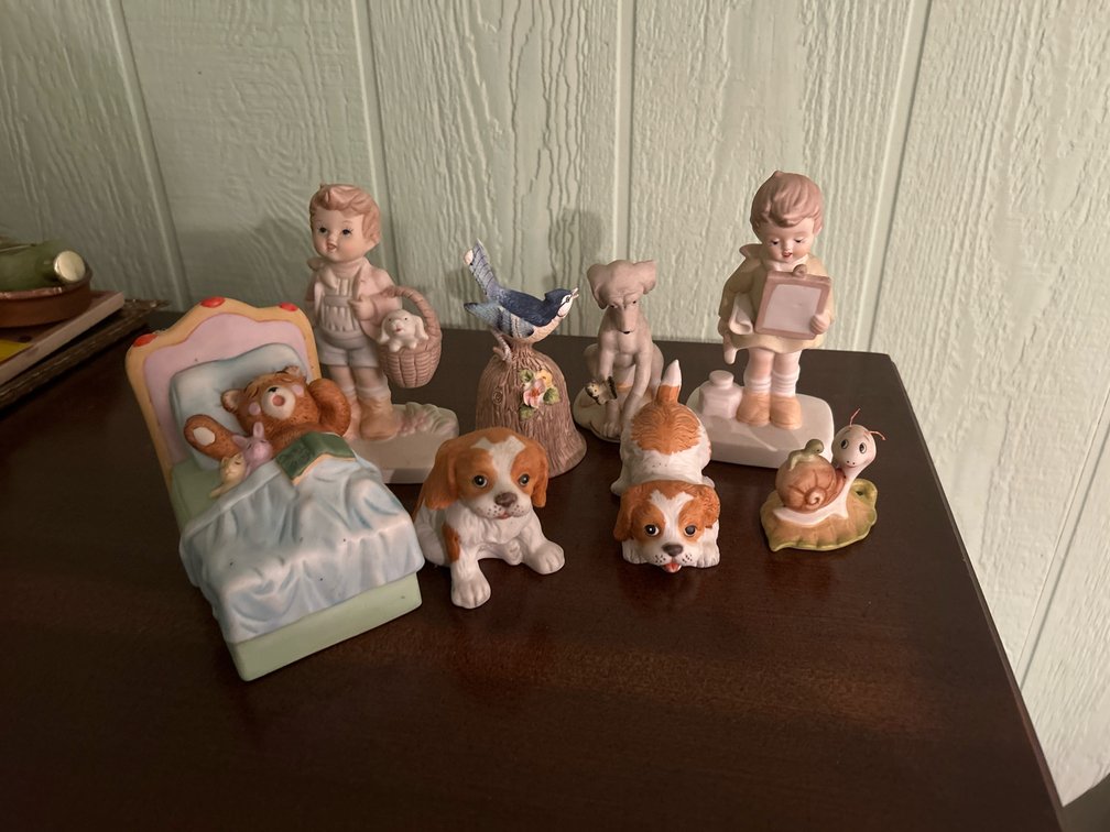 Vintage Collection of Ceramic and Porcelain Figurines