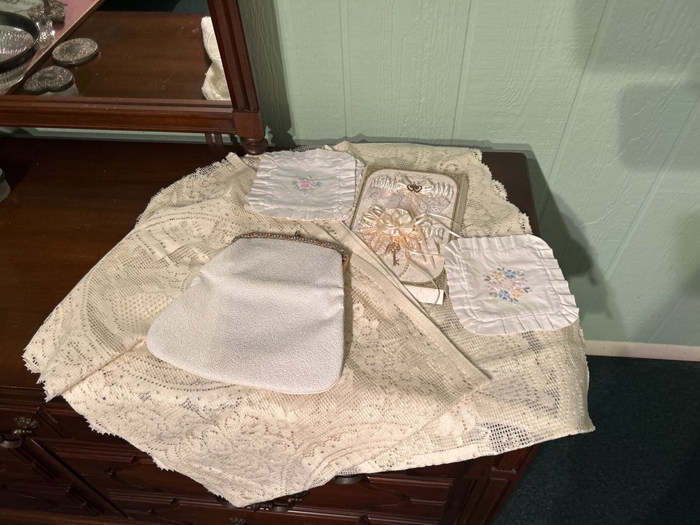 Vintage Clutch Purse, Table Decor