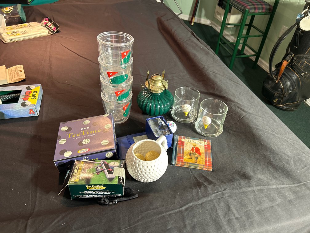 Golf Cups/Glasses and Miscellaneous Items