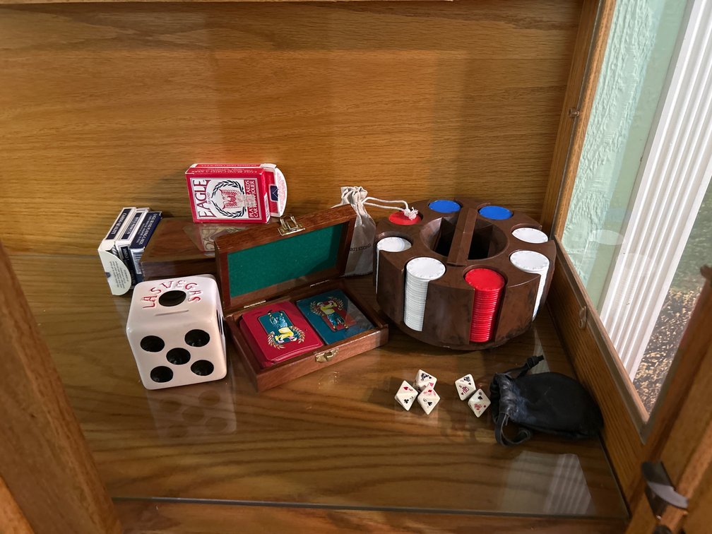 Poker Chips, Playing Cards, Etc