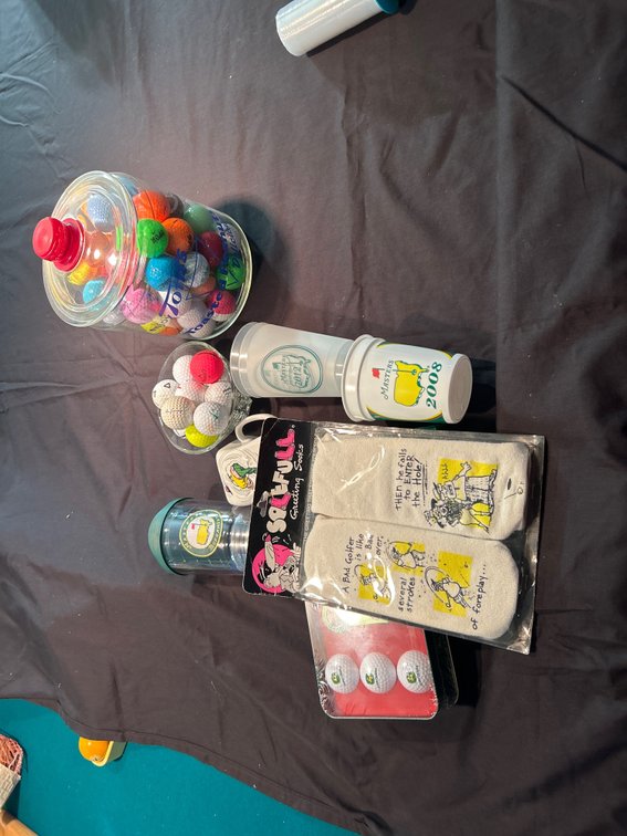 Golf Balls, Masters Cups, Etc