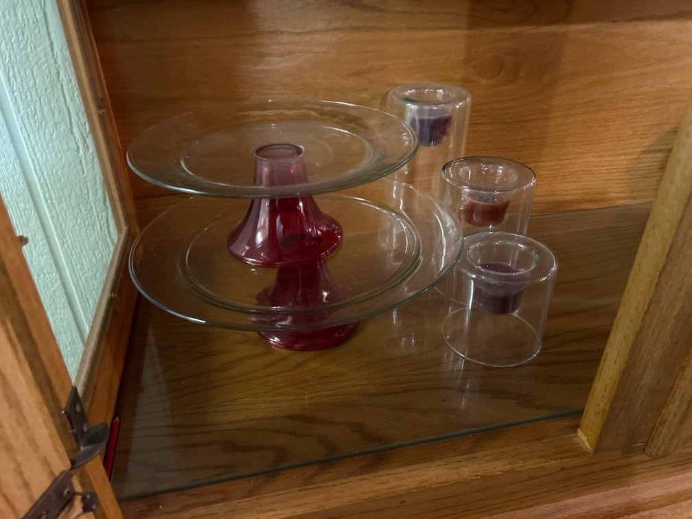 Cake Plate, Candle Holders
