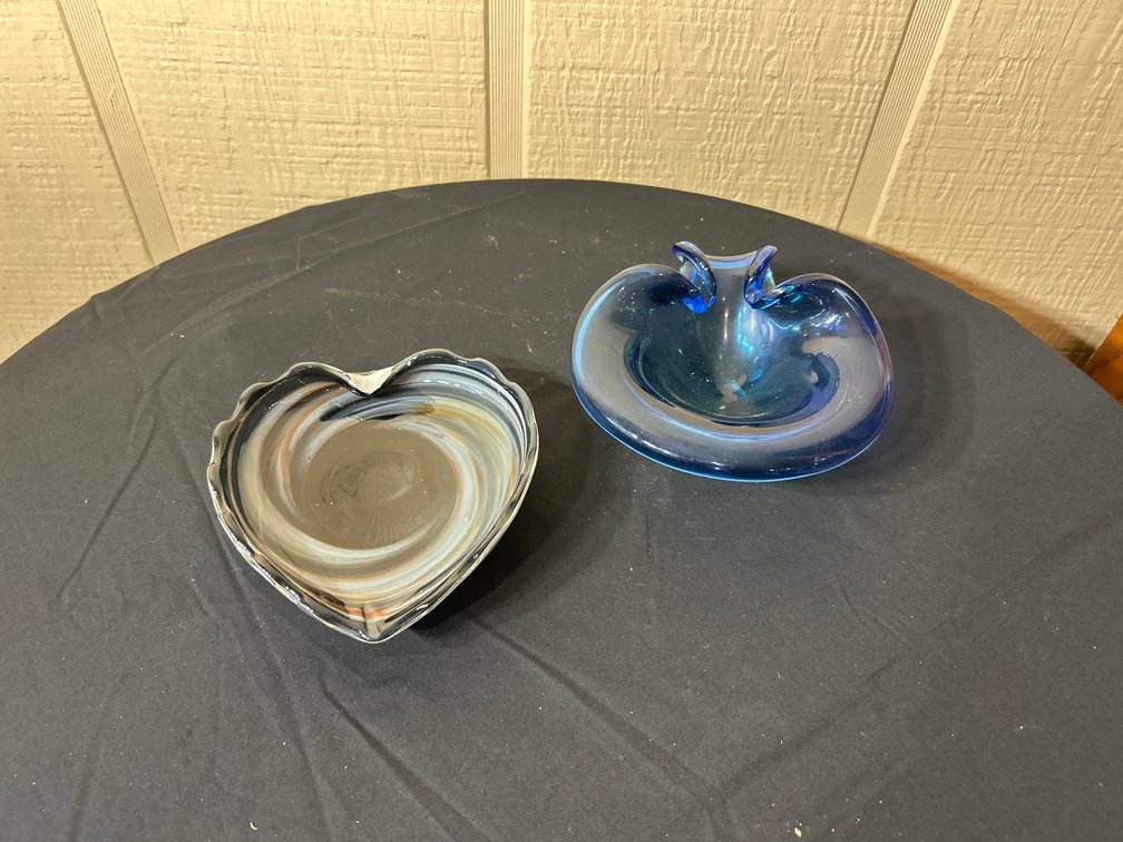 2 Uniquely Shaped Art Pieces