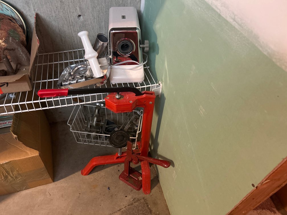 Vintage Bottle Cap Press & Food Grinder