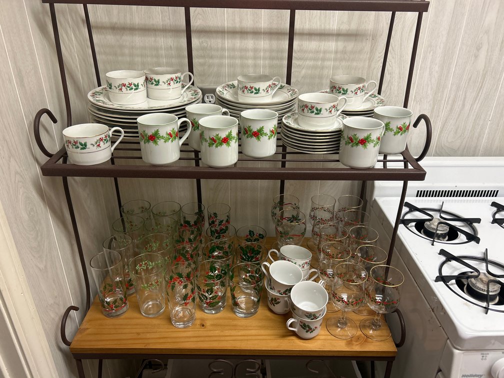 Christmas China - Glasses - Cups