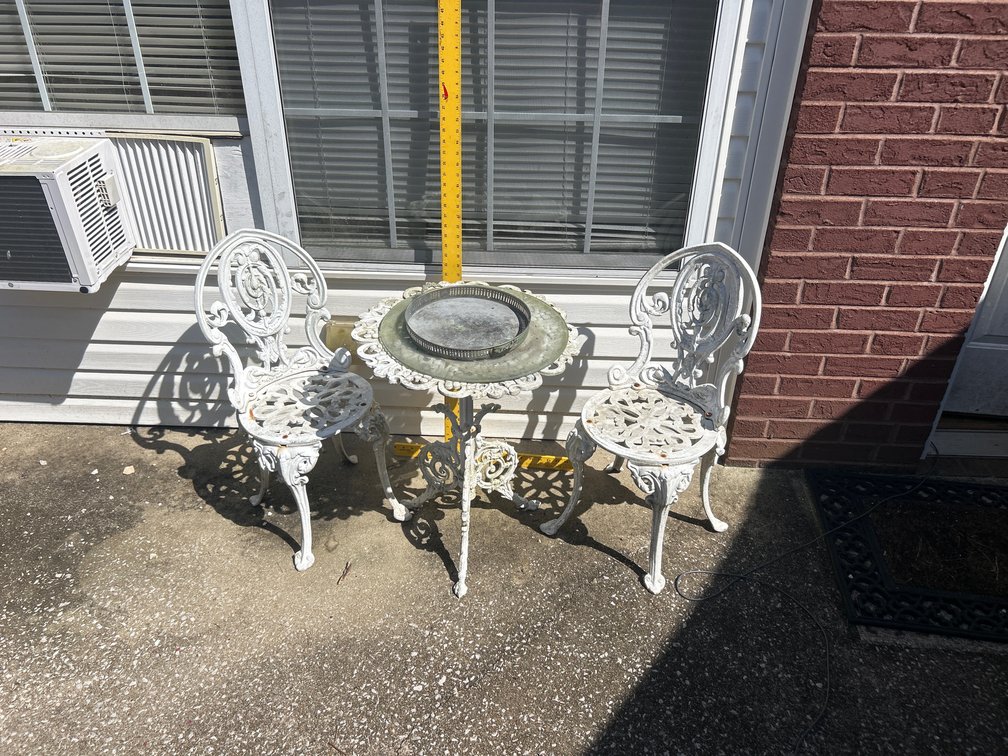 Outdoor Table and 2 Chairs