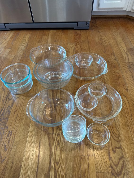 Variety of Glass Bowls