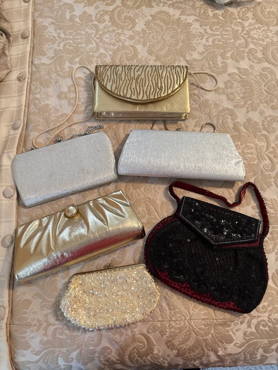Textured Purses/Clutches
