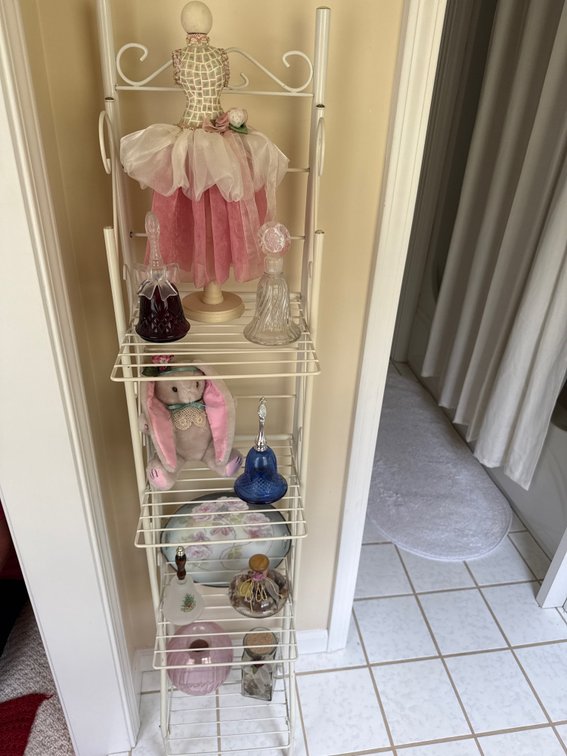 Avon Bells, decorative items, with shelf
