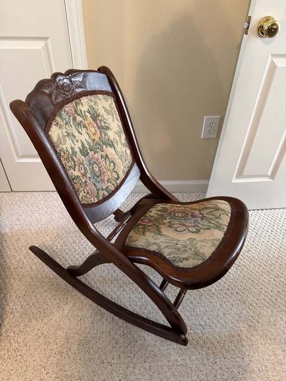 Antique Collapsable Rocking Chair