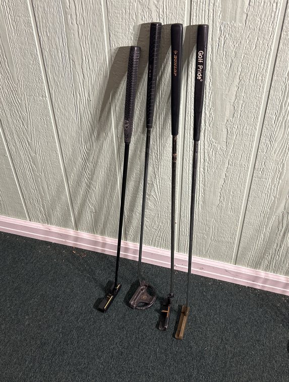 Four Vintage Golf Putters