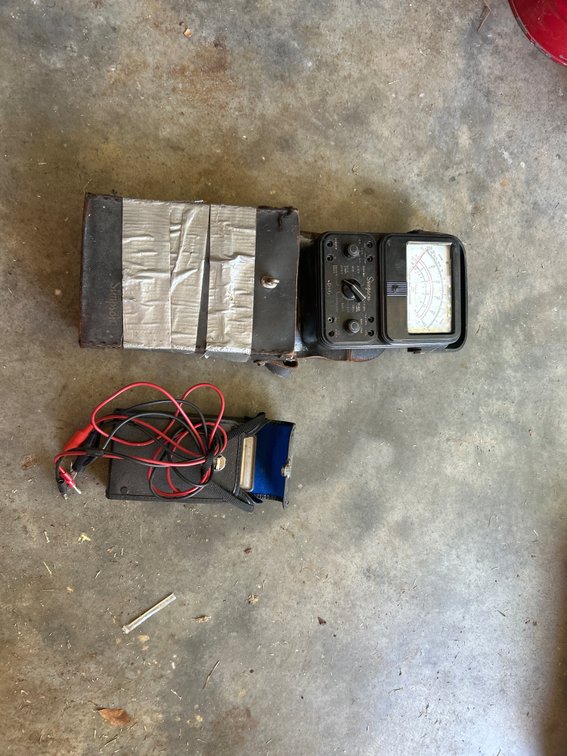 Simpson 260 Series 6P Analog VOM Multi-Meter &  Fluke Multimeter