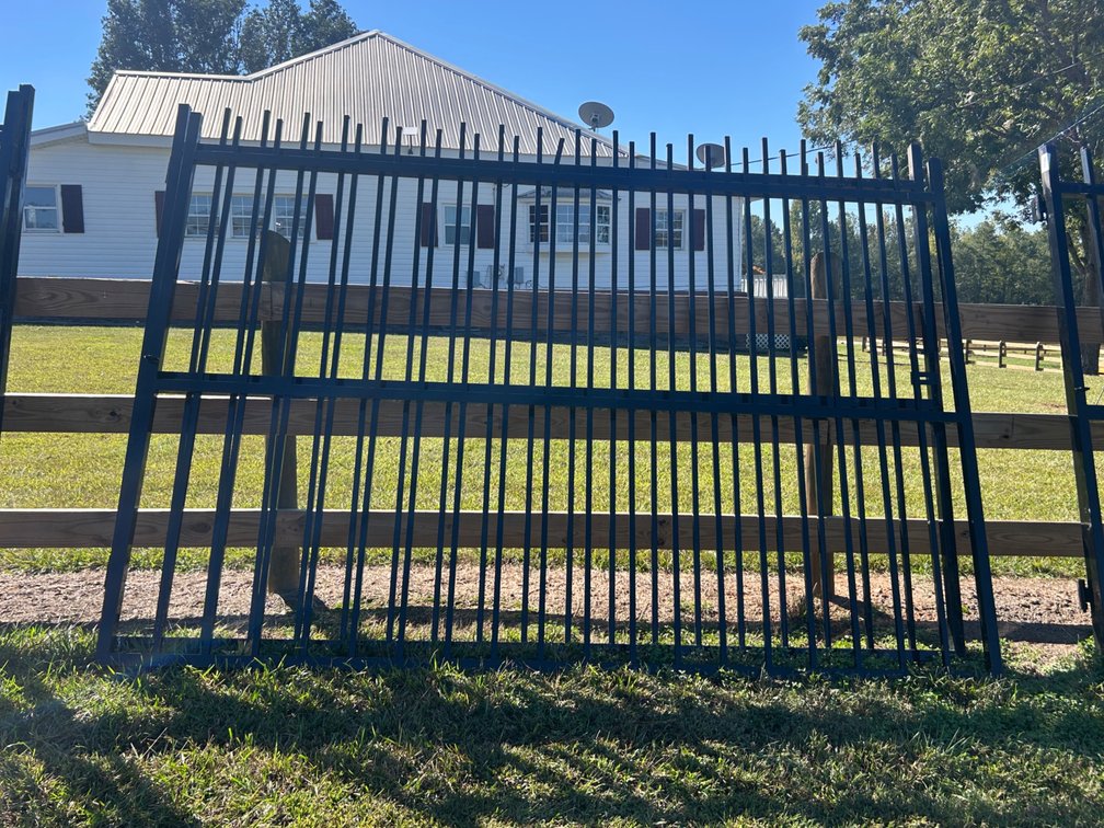 20ft Bi-Parting Wrought Iron Gate