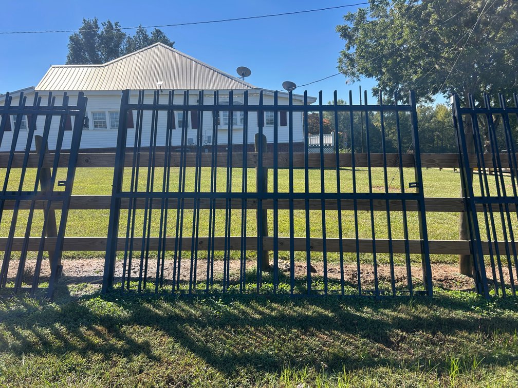 20ft Bi-Parting Wrought Iron Gate