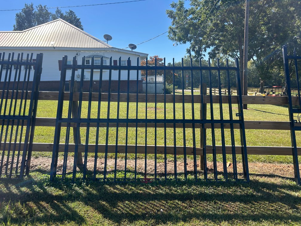 20ft Bi-Parting Wrought Iron Gate
