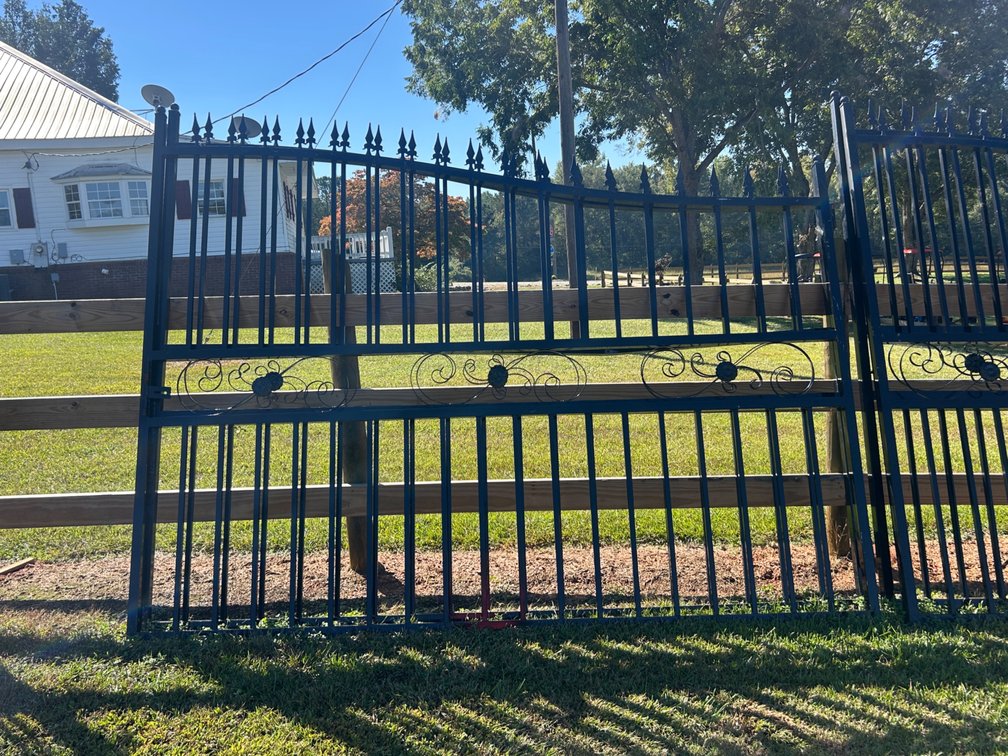20ft Bi-Parting Wrought Iron Gate