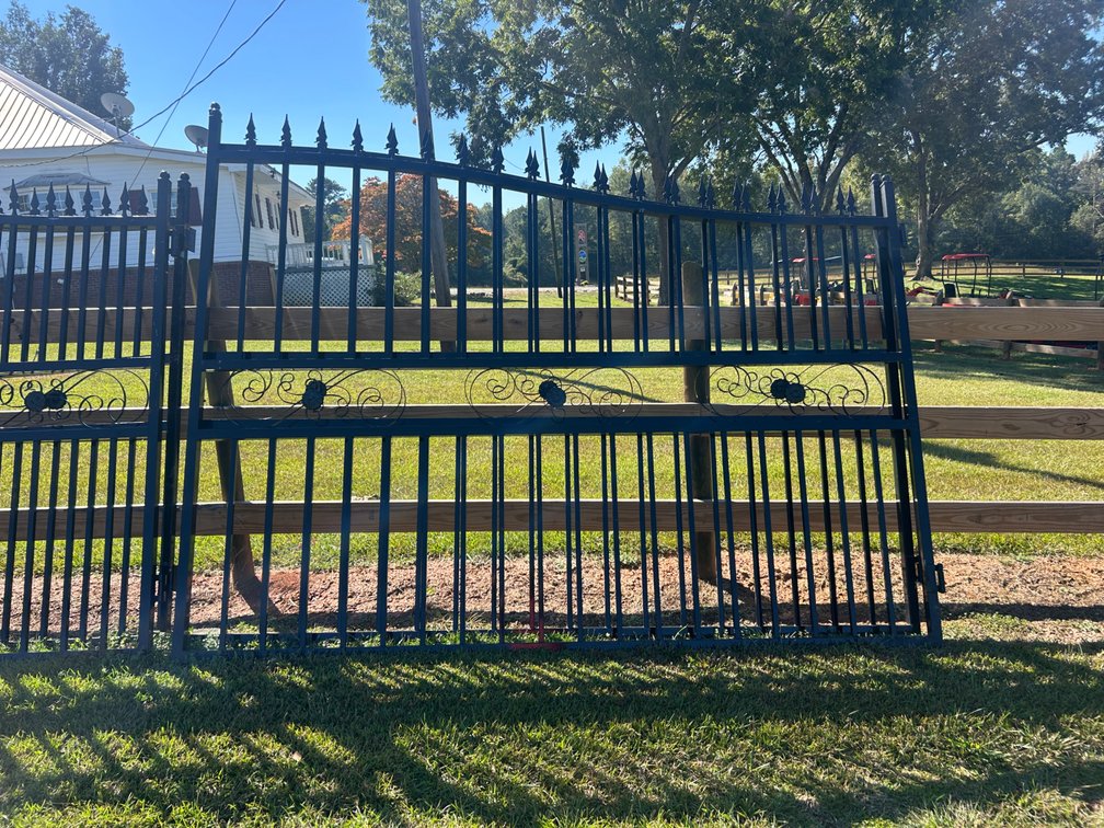 20ft Bi-Parting Wrought Iron Gate