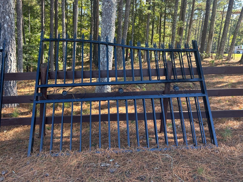 20ft Bi-Parting Wrought Iron Gate