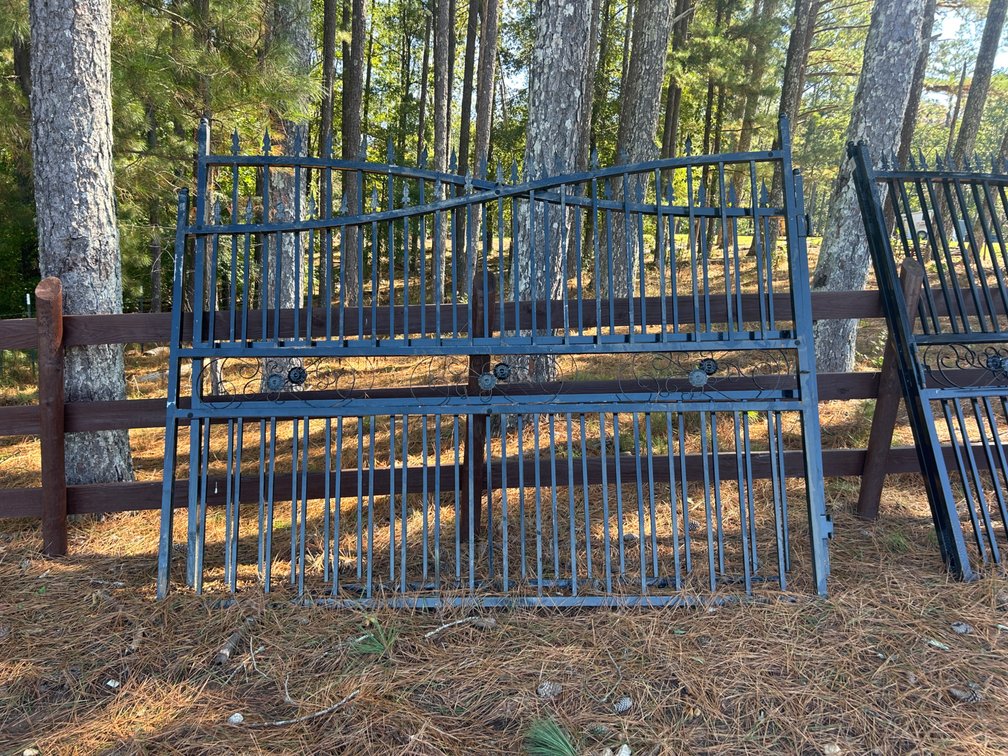 20ft Bi-Parting Wrought Iron Gate