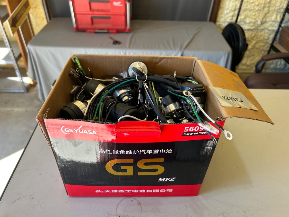 Box of Gasoline Engine Start Switch
