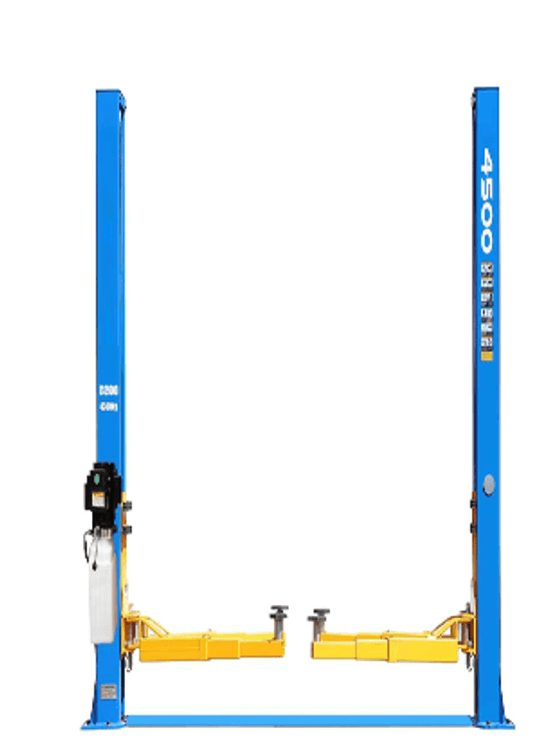 Red Two-Post Lift
