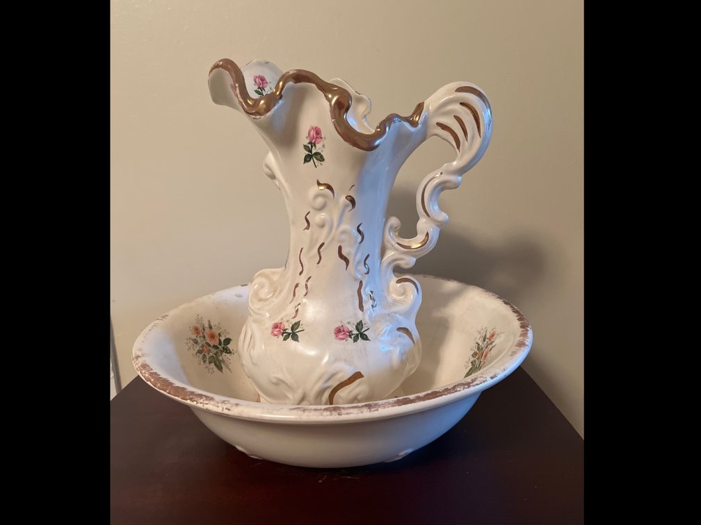 Bowl and Pitcher 